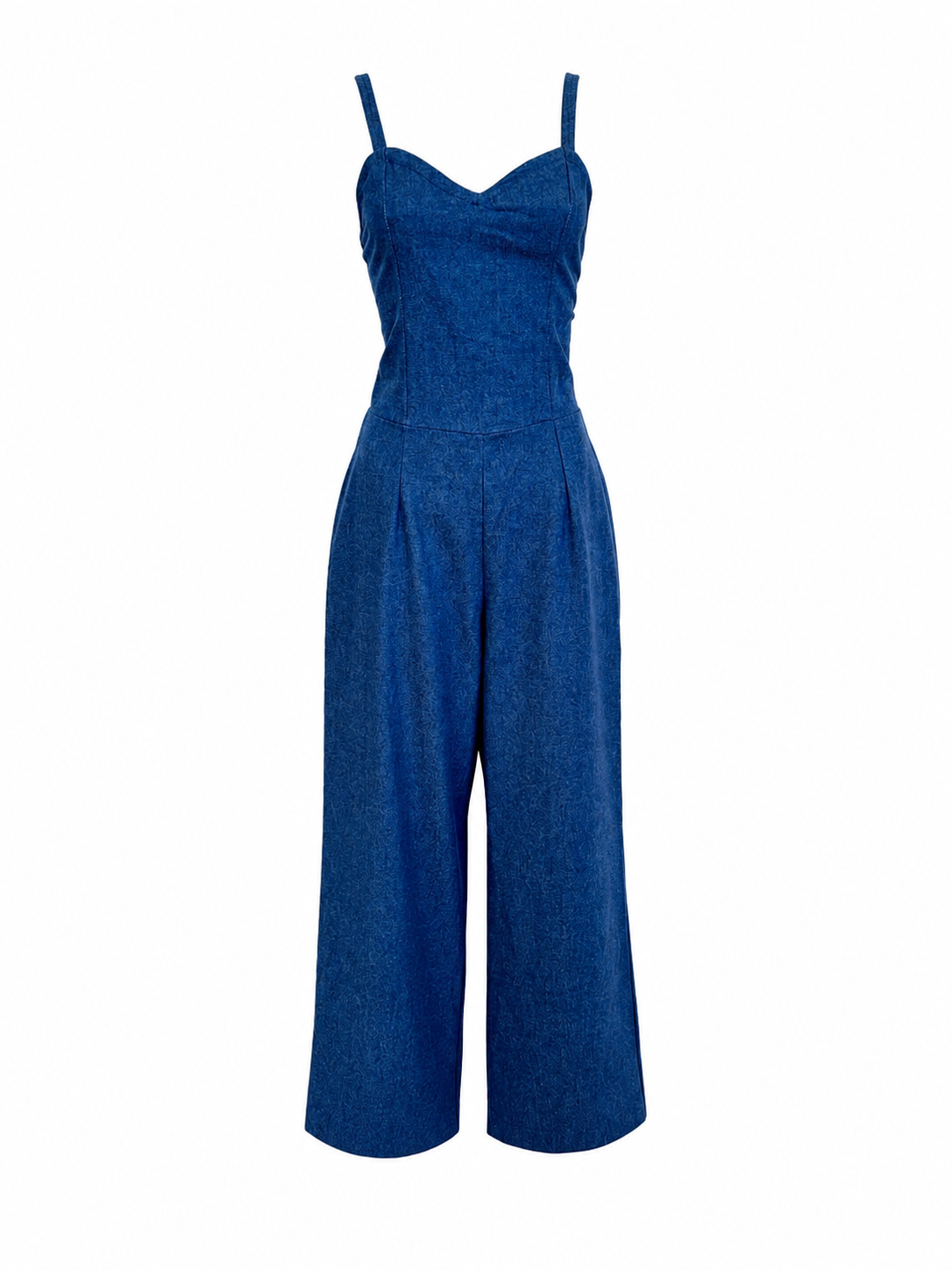 Jumper. Women's medium size. Denim, open adjustable back