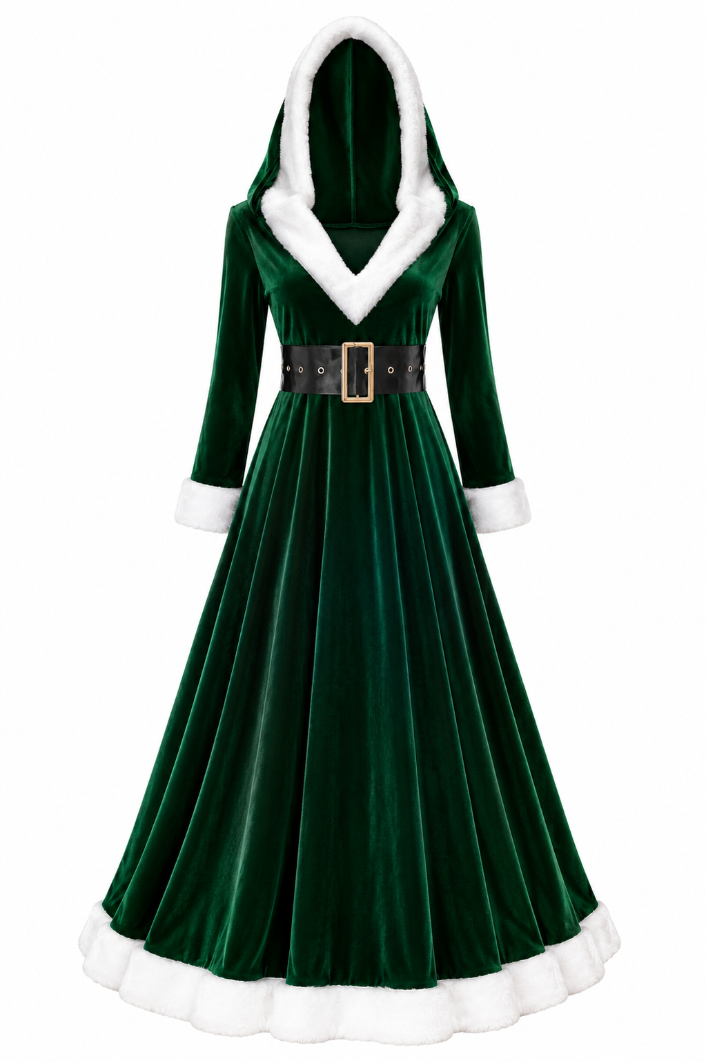 Red Velvet Santa Maxi Dress