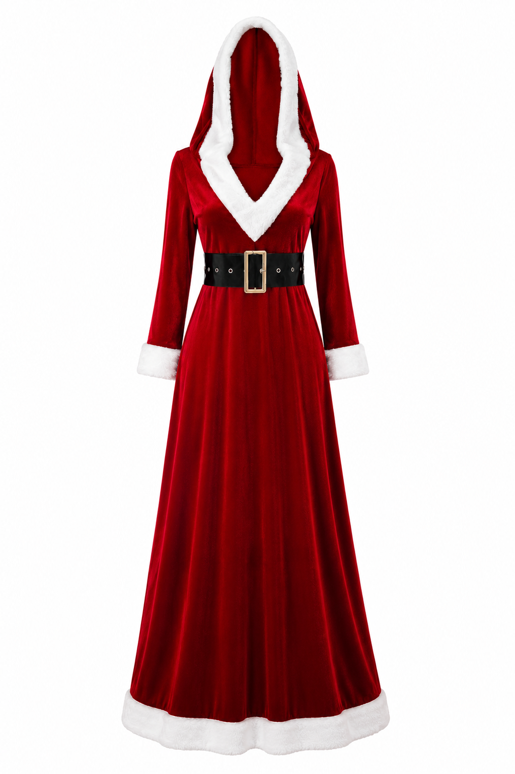 Red Velvet Santa Maxi Dress