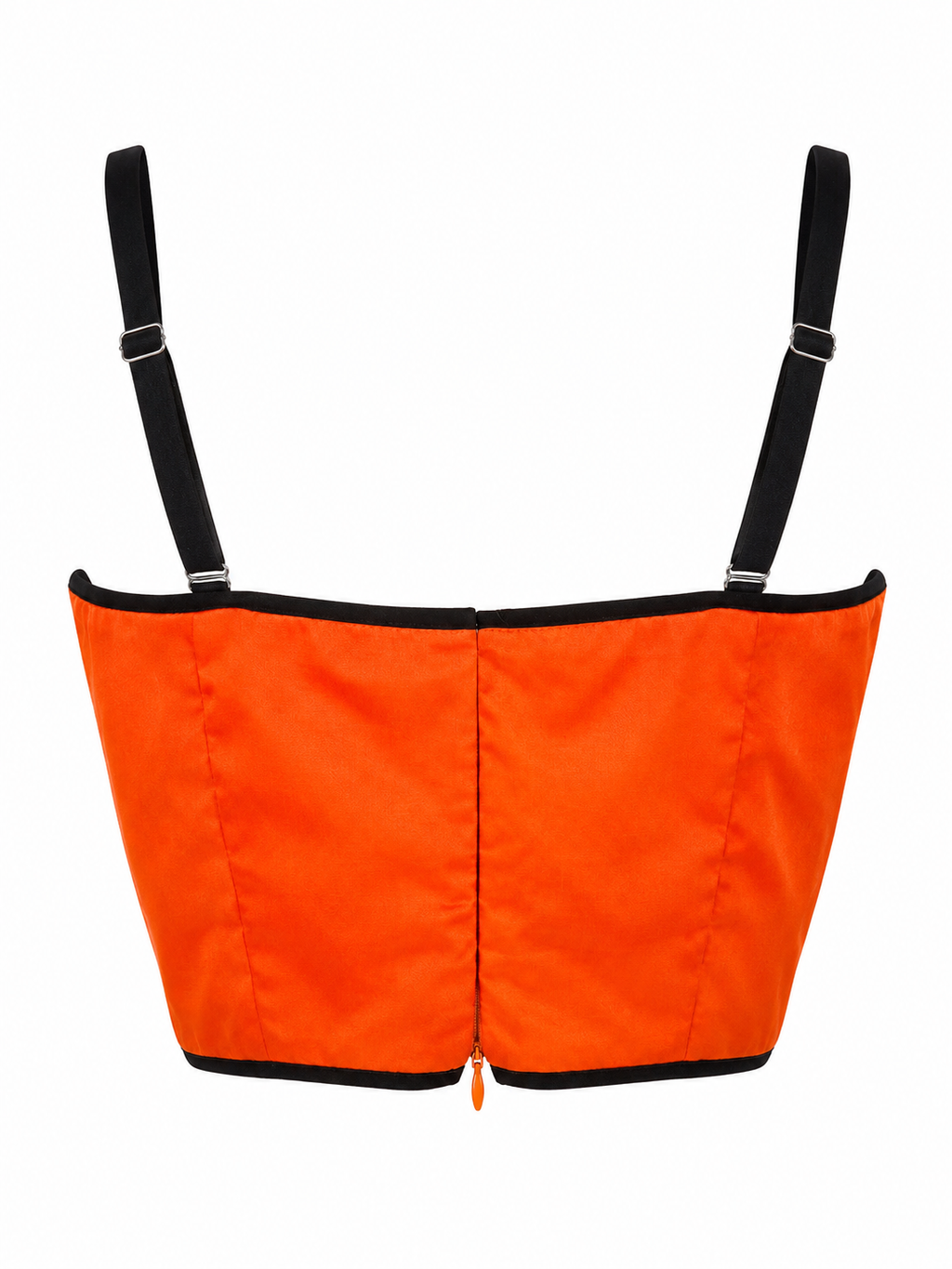 Halloween sweetheart top. Zipper in the back, spaghetti straps. Different sizes available.