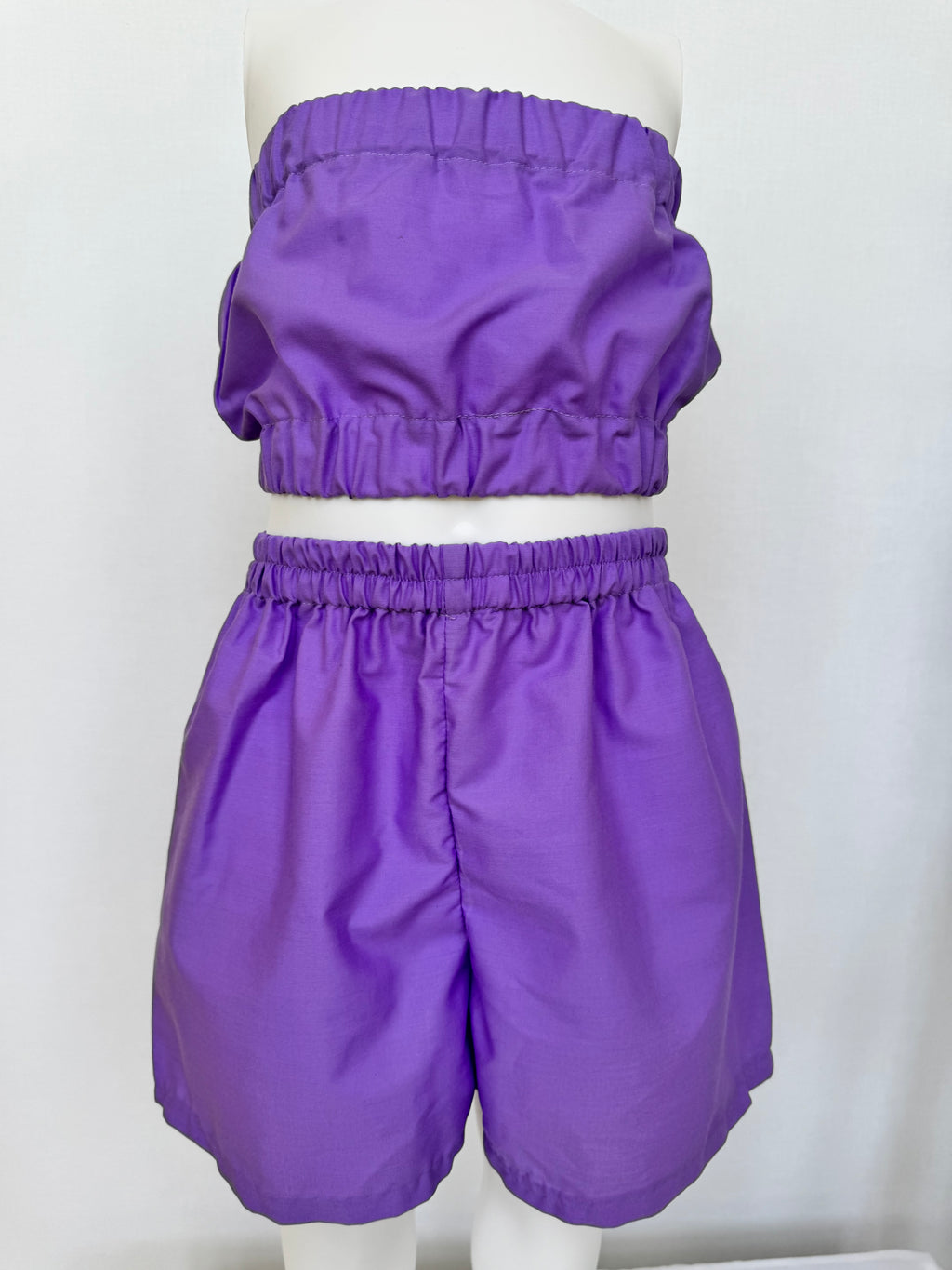 Purple Kids Set: Two Pieces Set. Size 4-6 years old. 💟  Handmade by BeasFashions.