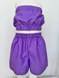 Purple Kids Set: Two Pieces Set. Size 4-6 years old. 💟  Handmade by BeasFashions.