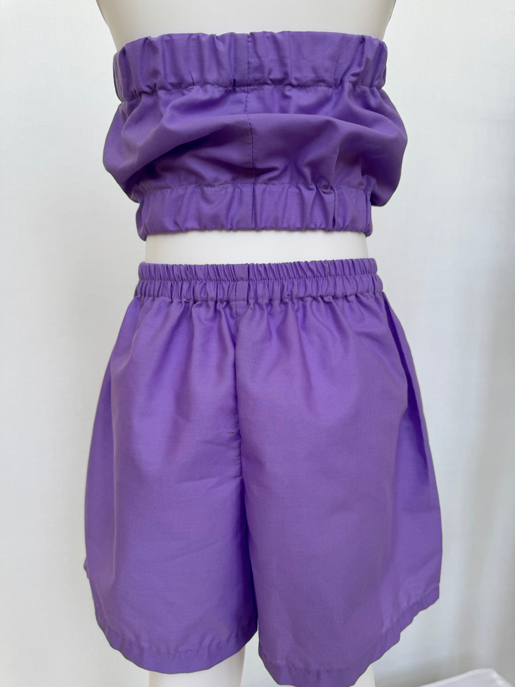 Purple Kids Set: Two Pieces Set. Size 4-6 years old. 💟  Handmade by BeasFashions.