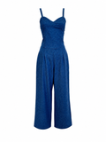 Jumper. Women's medium size. Denim, open adjustable back
