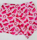 Women’s two pieces set, Top + shorts. Pink rodeo set.