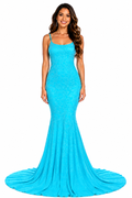 BEASFASHIONS LACE MERMAID EVENING GOWN