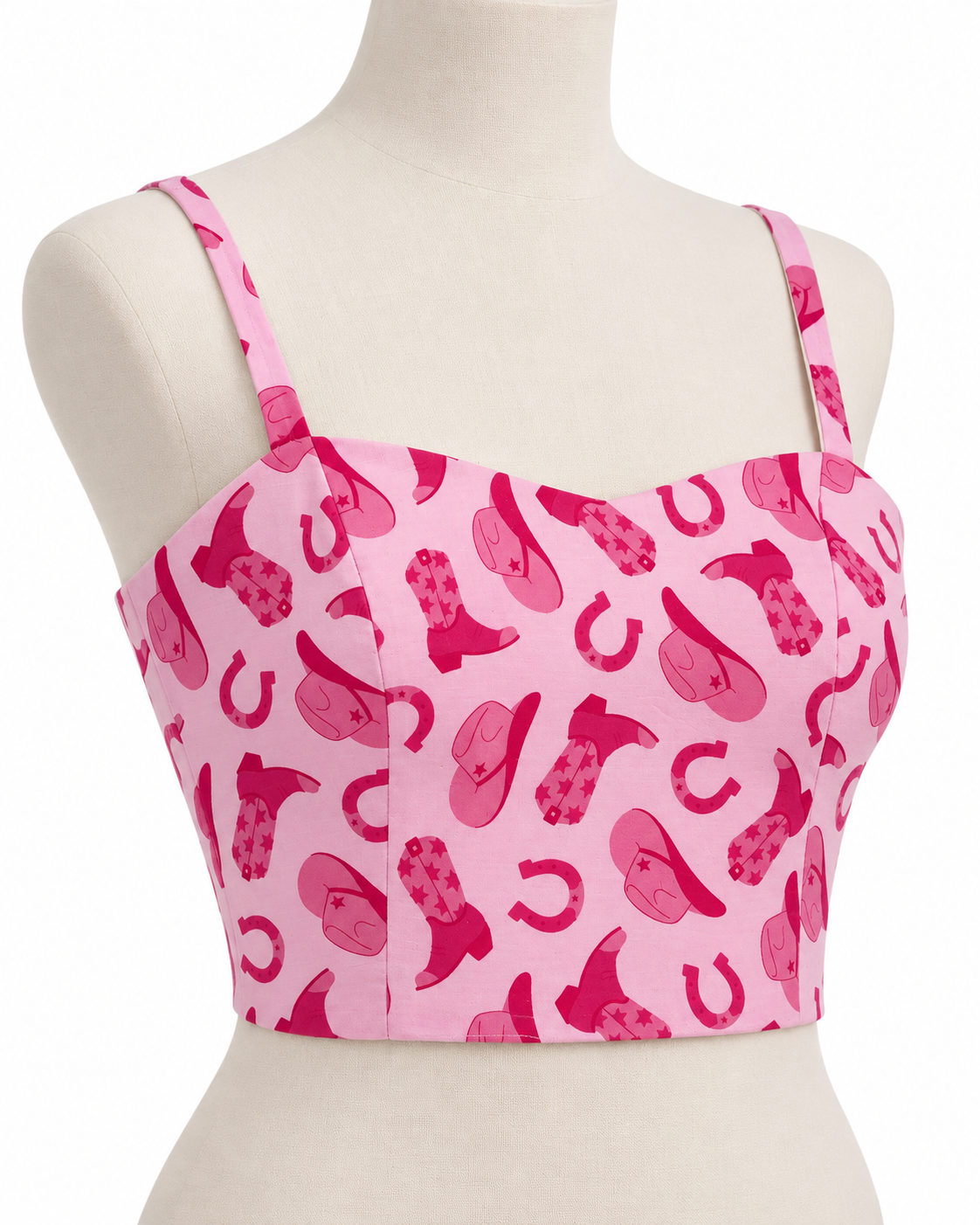 Women’s Pink Rodeo Crop Top
